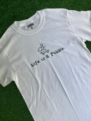 Life Is A Puzzle Tee (White)