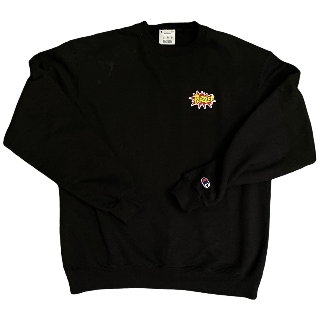 Kapow x Champion Sweater (Black)