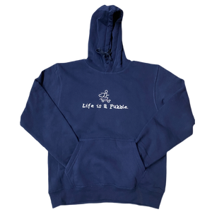 Life Is A Puzzle Hoodie (Navy)