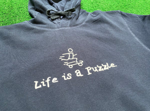 Life Is A Puzzle Hoodie (Navy)