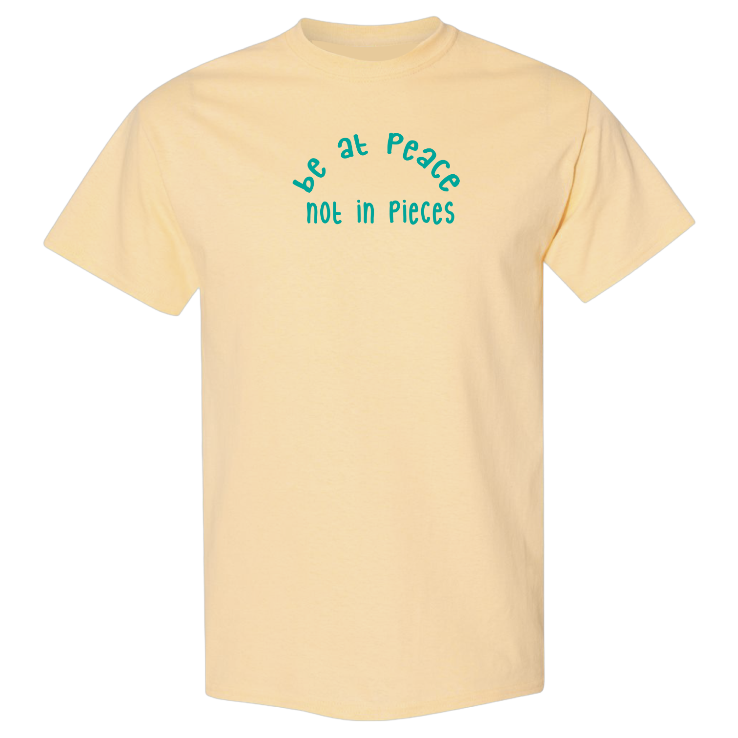 Be At Peace Tee (Pale Yellow)