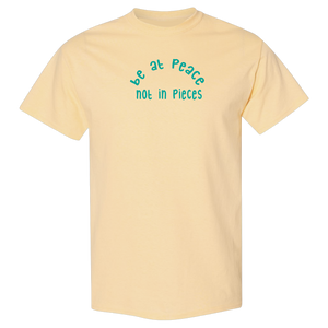Be At Peace Tee (Pale Yellow)