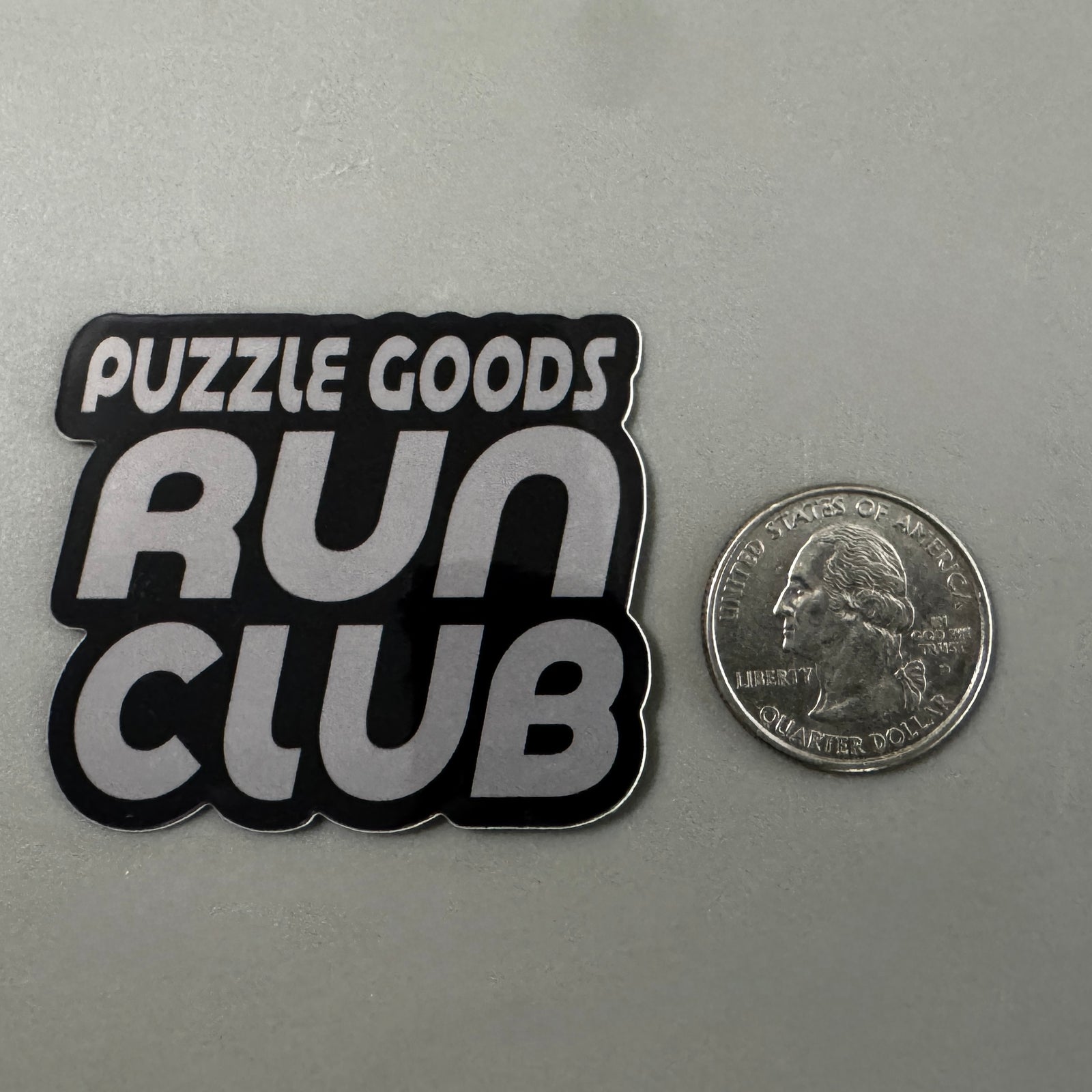 PG Run Club Sticker (Gray)