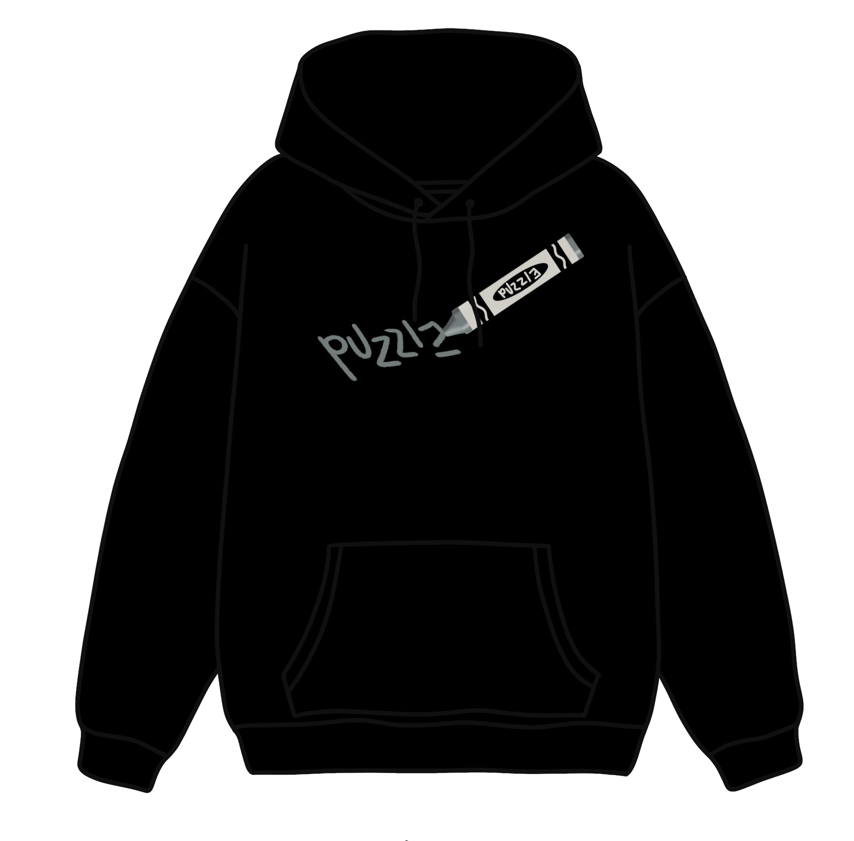 Black and silver hoodie deals