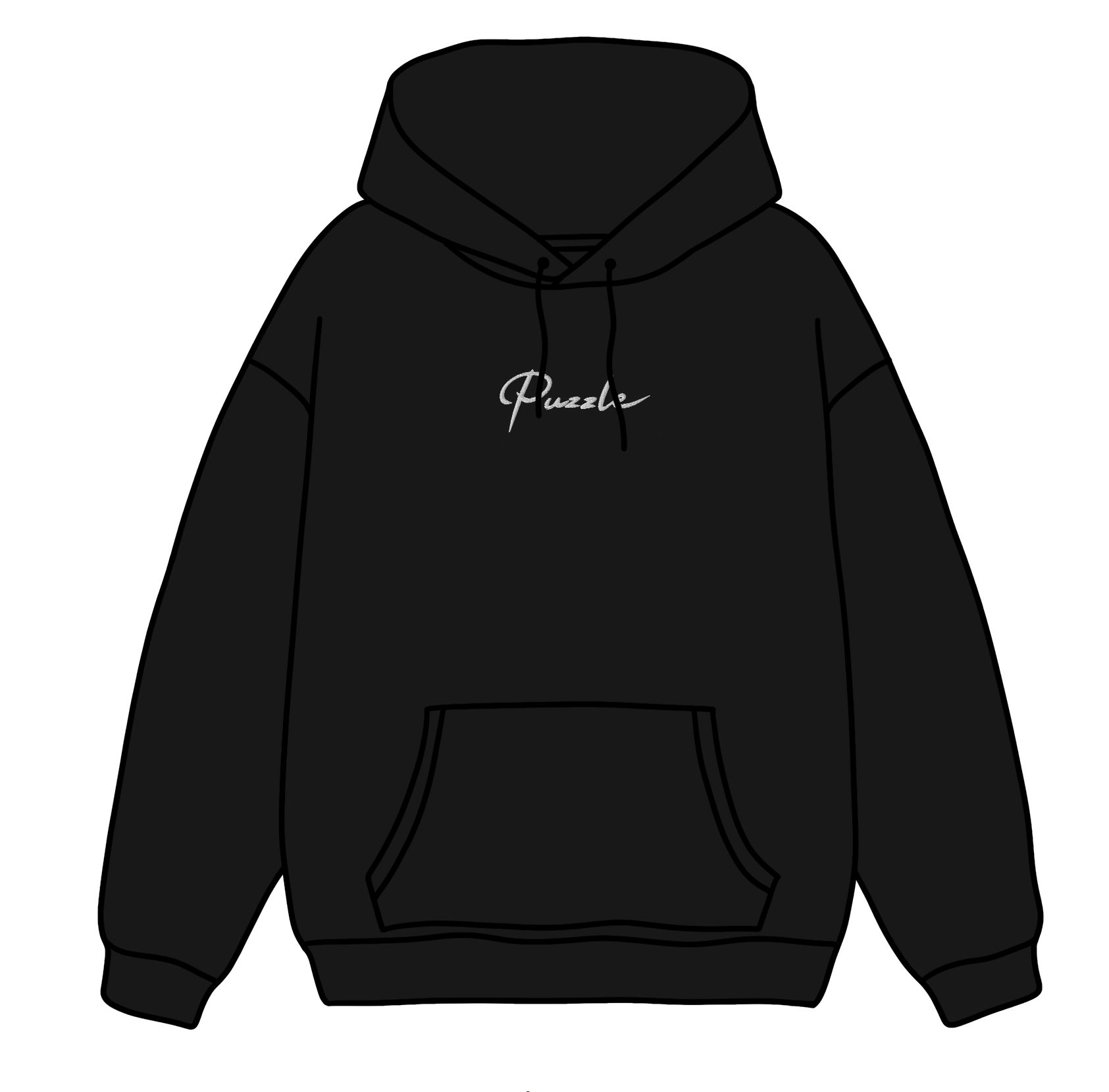 IDEASWAM PUZZLE HOODIE BLACK size L 美品 IDEASWAM PUZZLE HOODIE BLACK size L 美品