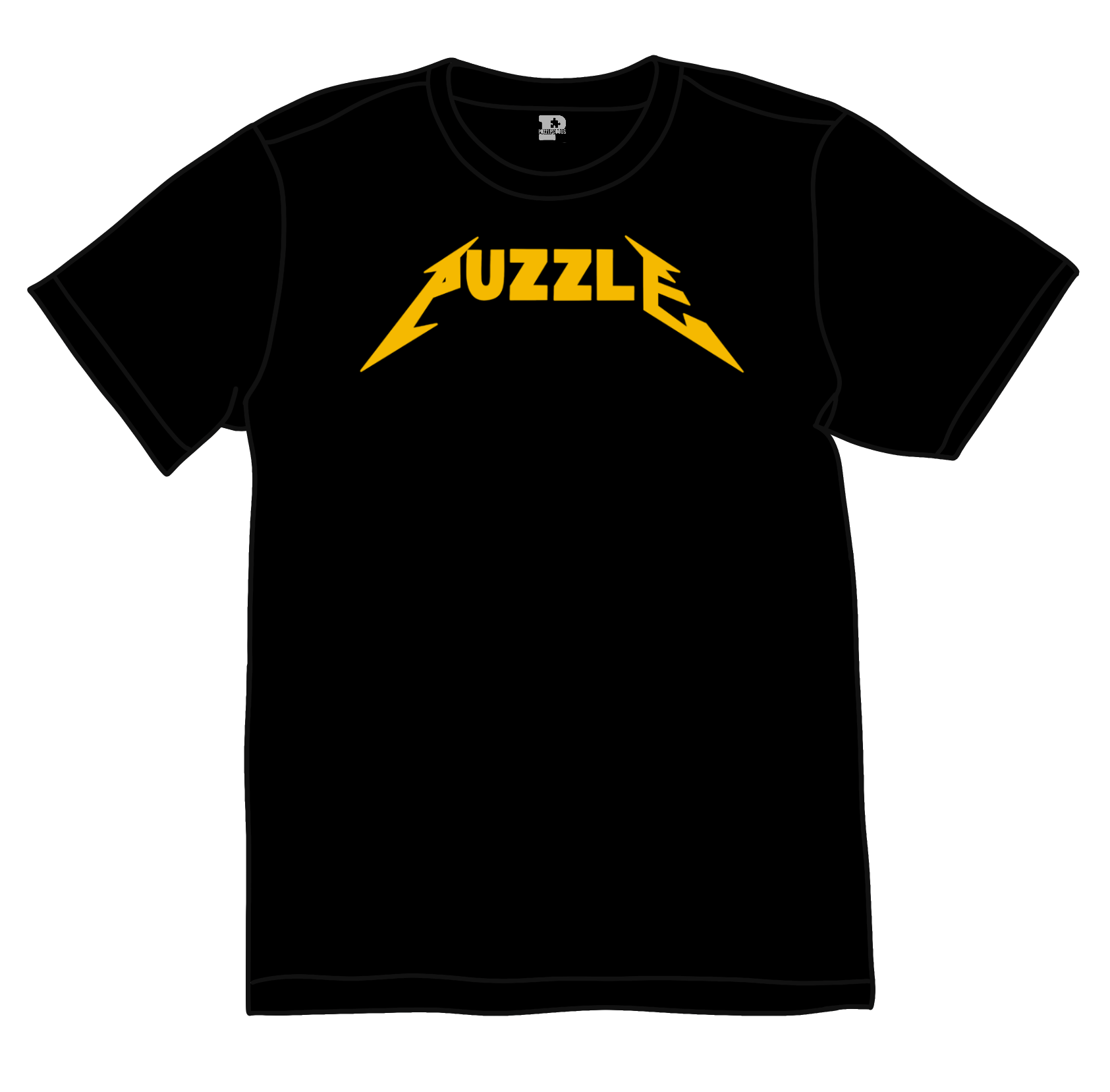 Puzzle Metal Tee (Black)
