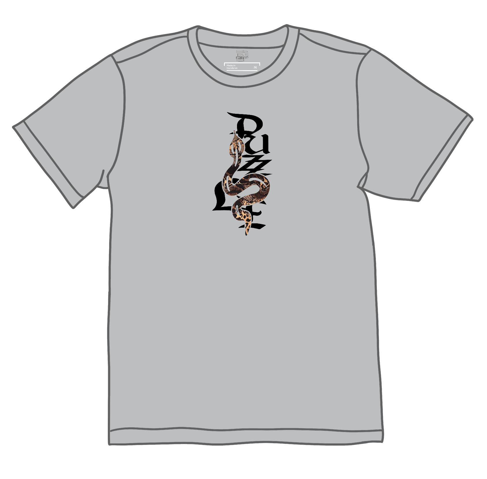 Puzzle Snake Tee (Gray)