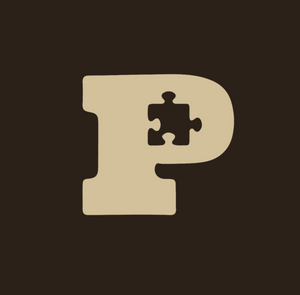 Puzzle P Pocket Tee (Brown)