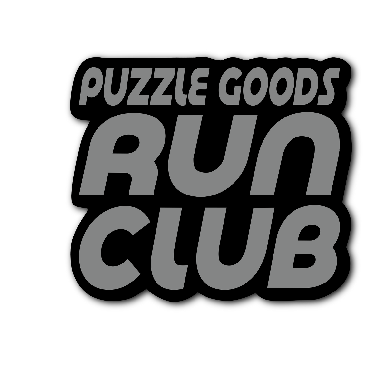 PG Run Club Sticker (Gray)