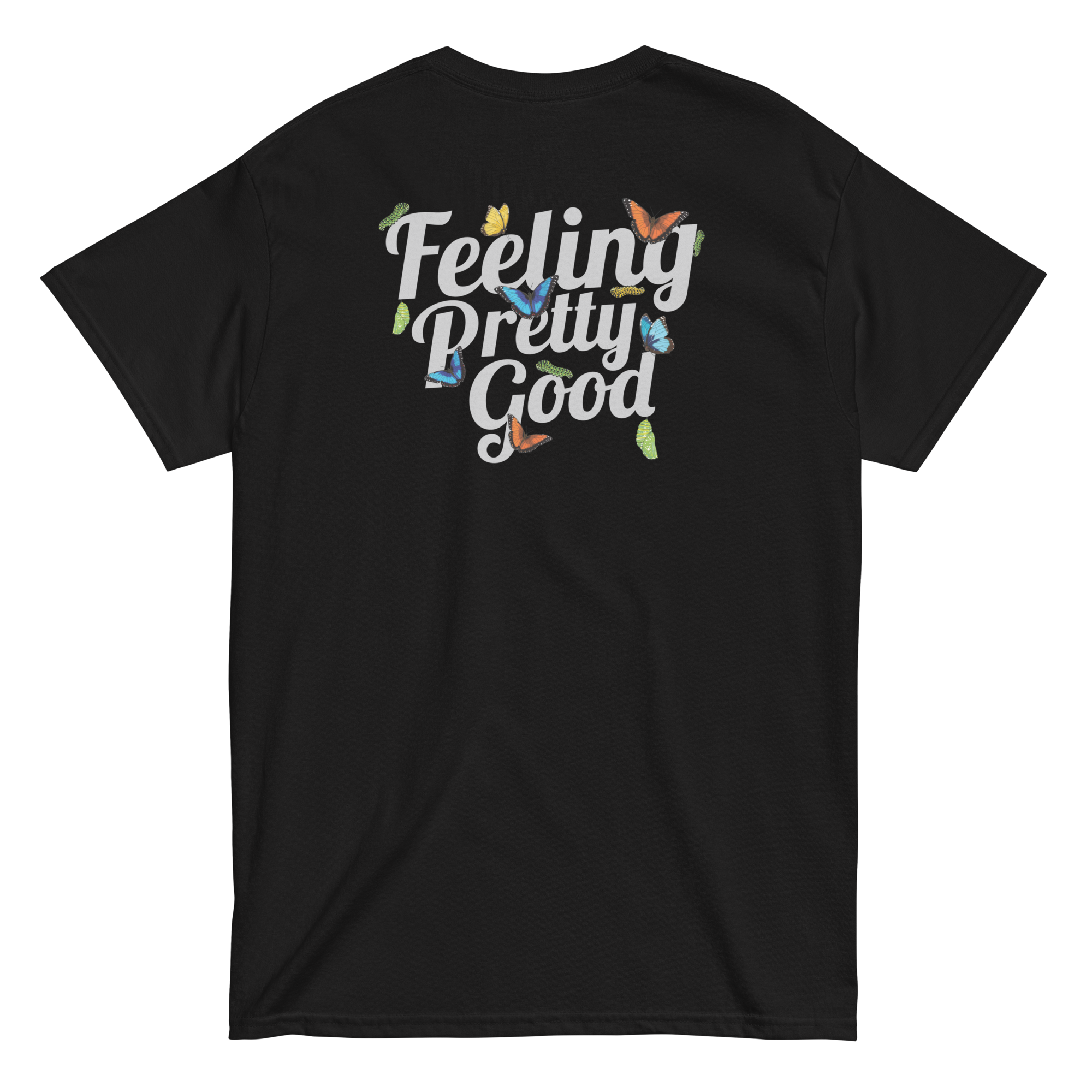 Feeling Pretty Good Deadly Stages Tee (Black/Gray) - Puzzle Goods