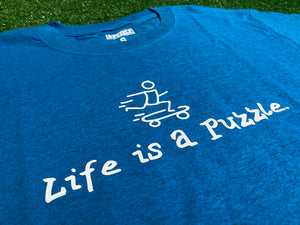 Life Is A Puzzle Tee (Blue)
