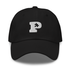 Puzzle P Dad Hat (Black)