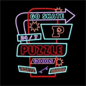 Puzzle Drive-In Tee (Black)