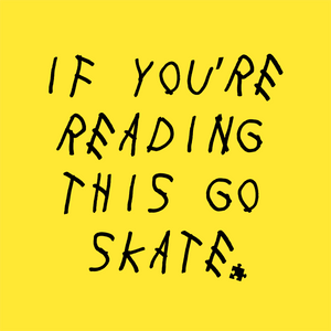 Go Skate Tee (Yellow)
