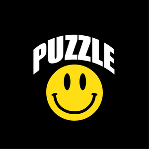Puzzle Smiley Tee (Black)