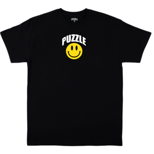 Puzzle Smiley Tee (Black)
