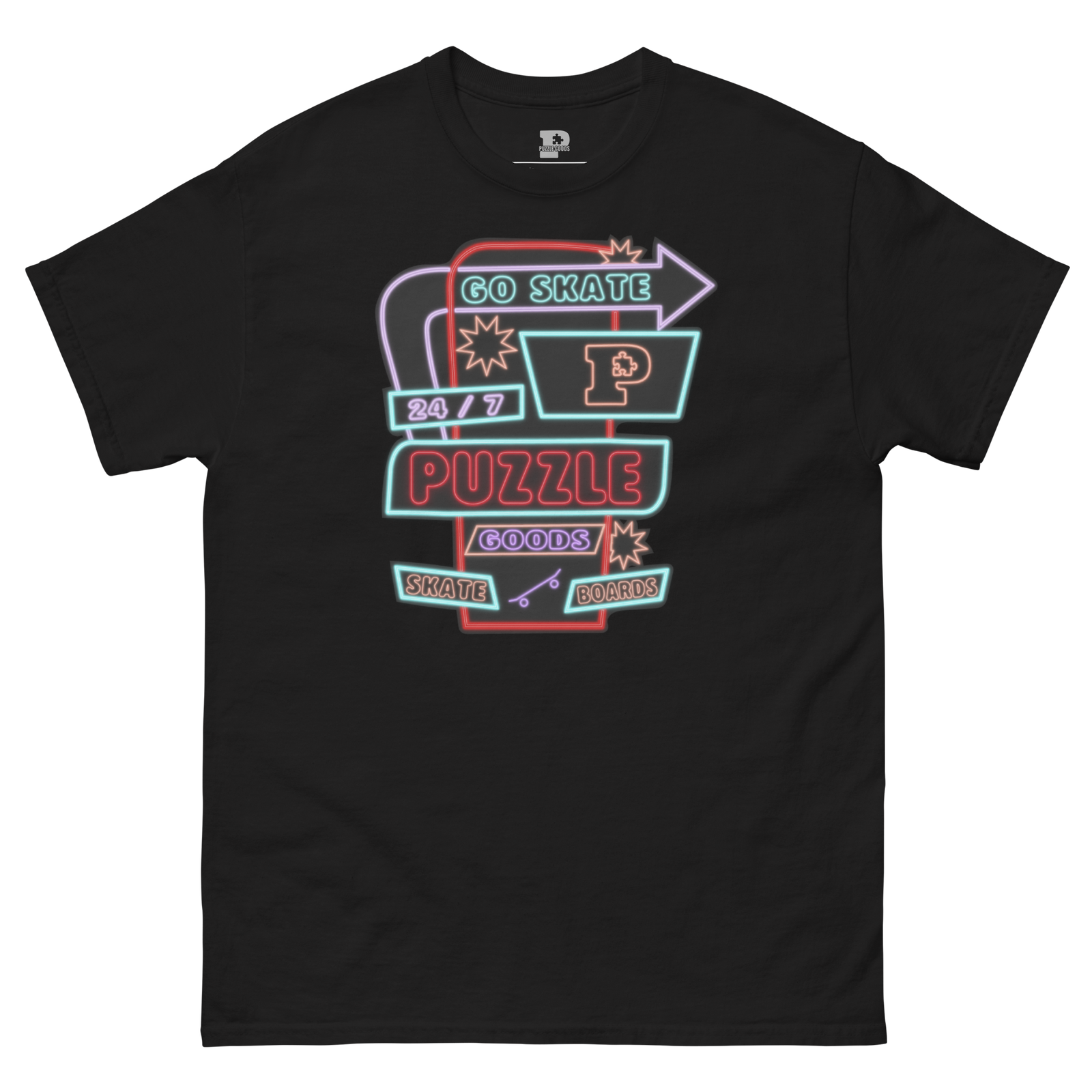 Puzzle Drive-In Tee (Black)
